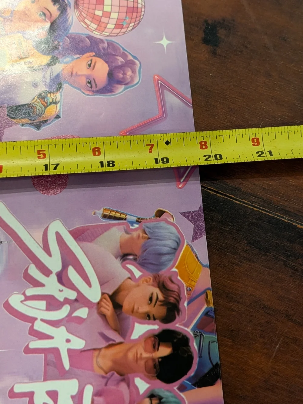3 K-pop Demon Hunters Party Wrapping Paper Sheets